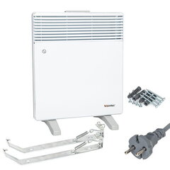 Konvektor kütteseade 74х45х8 cm WARMTEC EWX-2000, termostaat, 2000W valge hind ja info | Küttekehad | kaup24.ee