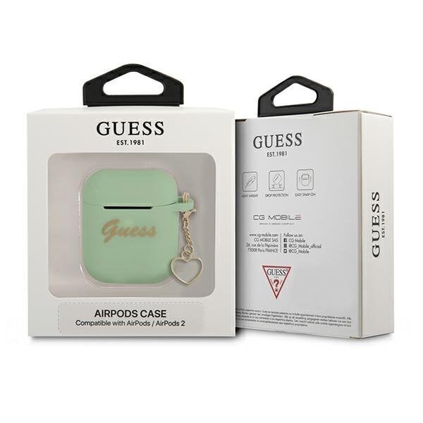 Guess GUA2LSCHSN AirPods Green hind ja info | Kõrvaklappide tarvikud | kaup24.ee