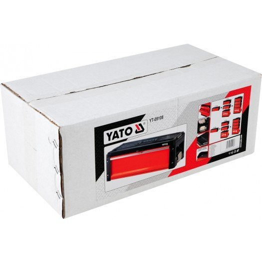 Tööriistakast Yato YT-09108 hind ja info | Tööriistakastid, tööriistahoidjad | kaup24.ee