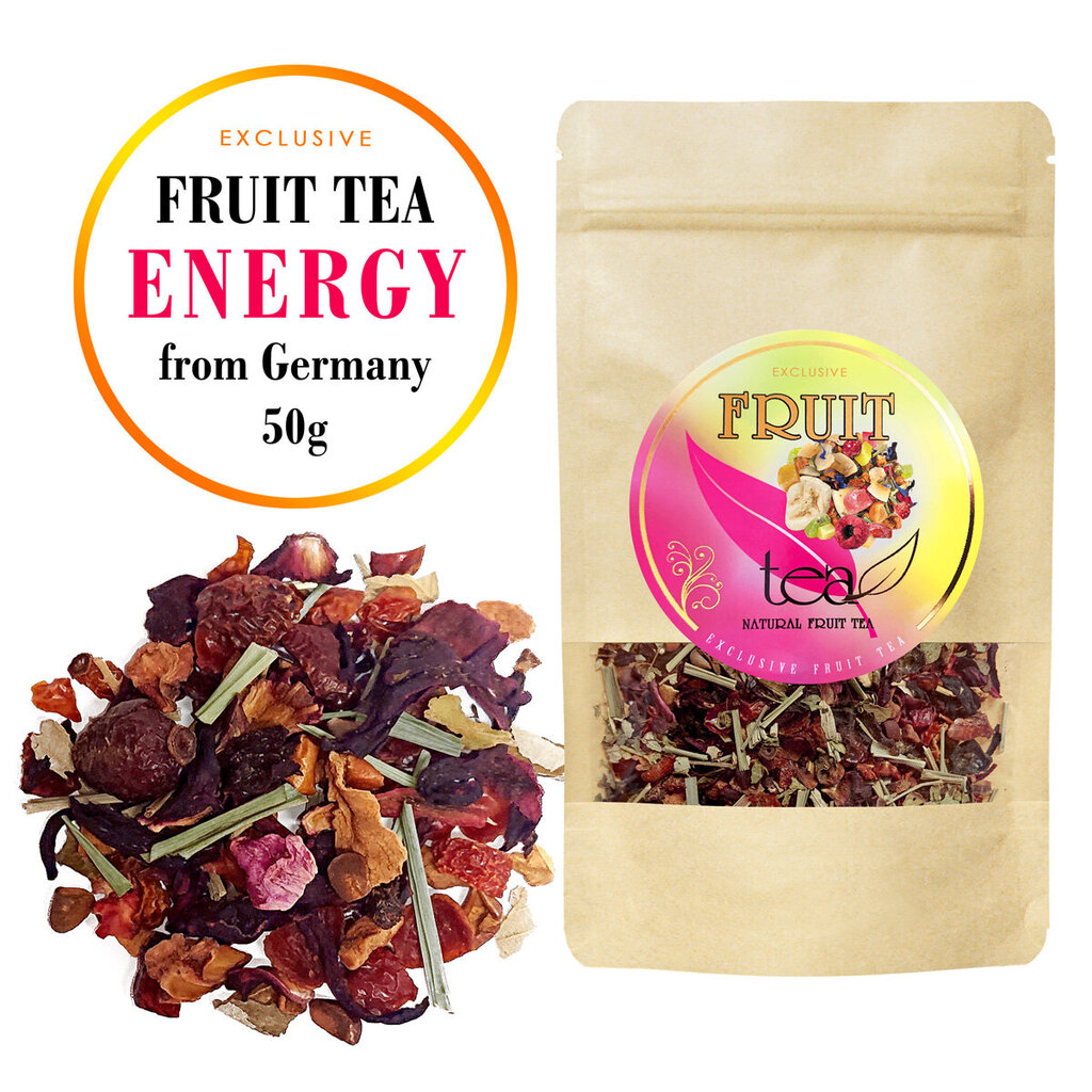 Puuvilja tee – energia, Fruit tea Energy, 50 g hind ja info | Tee | kaup24.ee