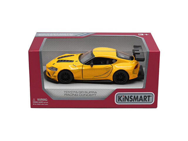 Kinsmart Auto Toyota GR Supra, 1:38 hind ja info | Poiste mänguasjad | kaup24.ee