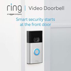 Дверной звонок с камерой Ring Amazon Video Doorbell White цена и информация | Дверные звонки, глазки | kaup24.ee