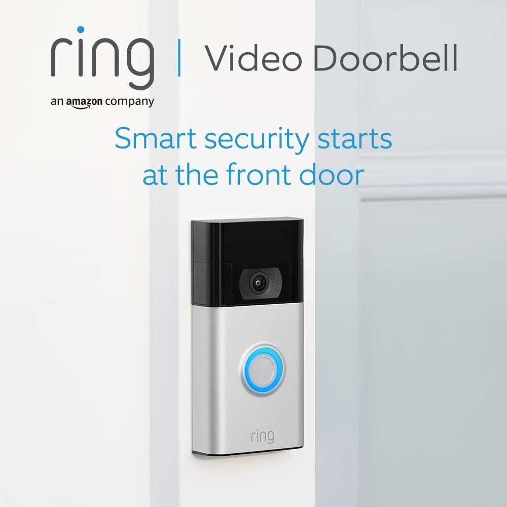 Ring Amazon Video Doorbell must hind ja info | Uksekellad, uksesilmad | kaup24.ee