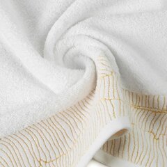 Puuvillane rätik koos äärega, valge, 30x50 cm. hind ja info | Rätikud, saunalinad | kaup24.ee