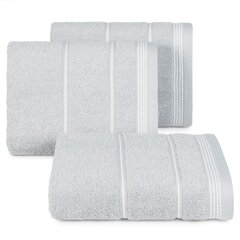 Puuvillane halli värvi rätik, 70x140 cm. hind ja info | Rätikud, saunalinad | kaup24.ee