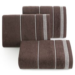 Puuvillane pruun rätik, 50x90 cm. hind ja info | Rätikud, saunalinad | kaup24.ee