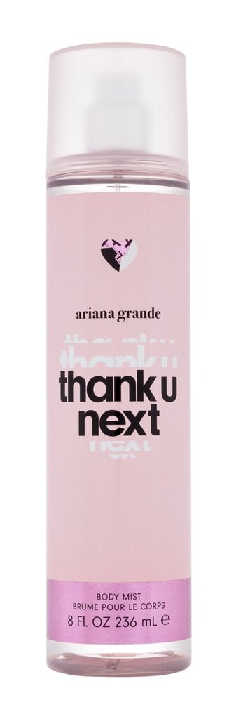 Lõhnav kehasprei Ariana Grande Thank U Next, 236 ml цена и информация | Lõhnastatud kosmeetika naistele | kaup24.ee