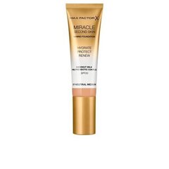 Niisutav jumestuskreem Max Factor Miracle Second Skin SPF20, 30 ml, 07 Neutral Medium цена и информация | Пудры, базы под макияж | kaup24.ee