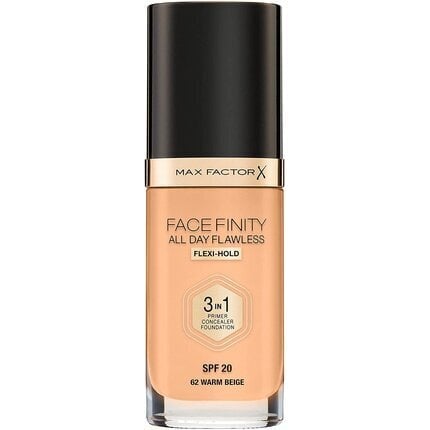 Jumestuskreem Max Factor Facefinity 3-In-1, 30 ml, 62 Warm Beige цена и информация | Jumestuskreemid, puudrid | kaup24.ee