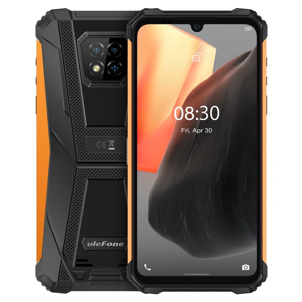 Ulefone Armor 8 Pro 8/128GB Dual SIM UF-A8P-8GB/OE Orange/Black цена и информация | Telefonid | kaup24.ee
