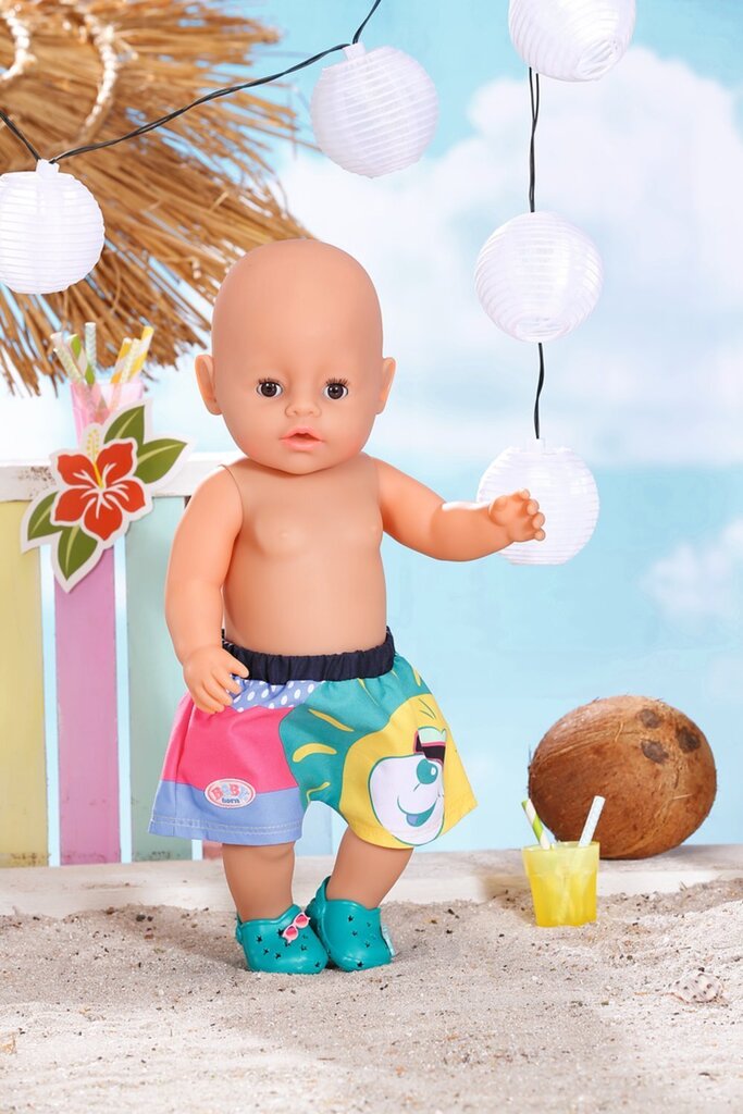 BABY BORN Ujumispüksid "Holiday", 43 cm цена и информация | Tüdrukute mänguasjad | kaup24.ee