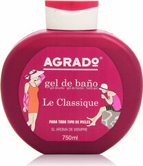 Vannigeel Agrado Le Classique (750 ml) hind ja info | Dušigeelid, õlid | kaup24.ee
