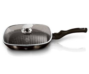 сковорода-гриль berlinger haus 28 см bh-6612 shiny black цена и информация | Cковородки | kaup24.ee