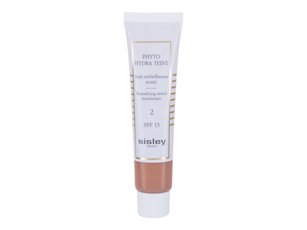 Tooniv kreem Sisley Phyto Hydra Teint Beautifying Tinted Moisturizer SPF15 - Toning cream, 40 ml, 2 Medium #D9AB93 hind ja info | Jumestuskreemid, puudrid | kaup24.ee