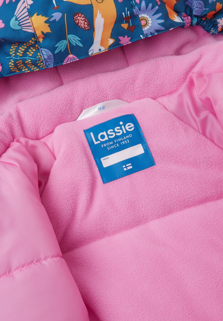 Lassie laste talvekombinesoon MEREL, sinine-kirju цена и информация | Laste talveriided | kaup24.ee