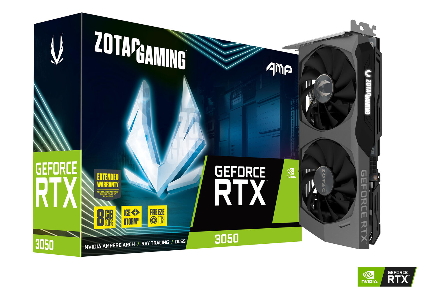 Zotac Gaming GeF RTX 3050 AMP hind ja info | Videokaardid (GPU) | kaup24.ee