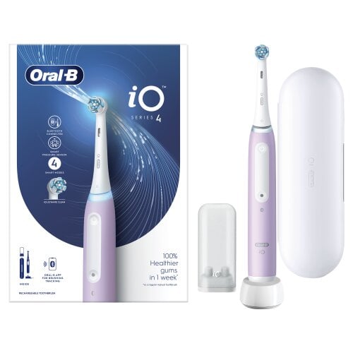 Oral-B iO4 Series Lavender цена и информация | Elektrilised hambaharjad | kaup24.ee