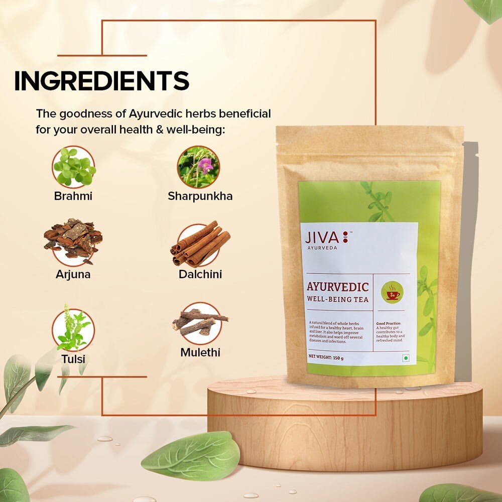 Ayurveda tee Well-Being, Jiva Ayurveda, 150 g цена и информация | Tee | kaup24.ee