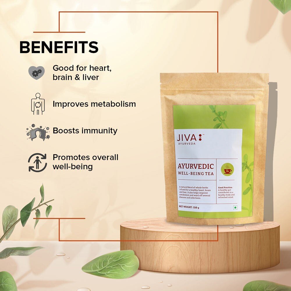 Ayurveda tee Well-Being, Jiva Ayurveda, 150 g hind ja info | Tee | kaup24.ee