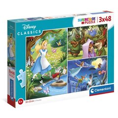 Pusle Disney Klassika, 3 x 48 tk цена и информация | Пазлы | kaup24.ee