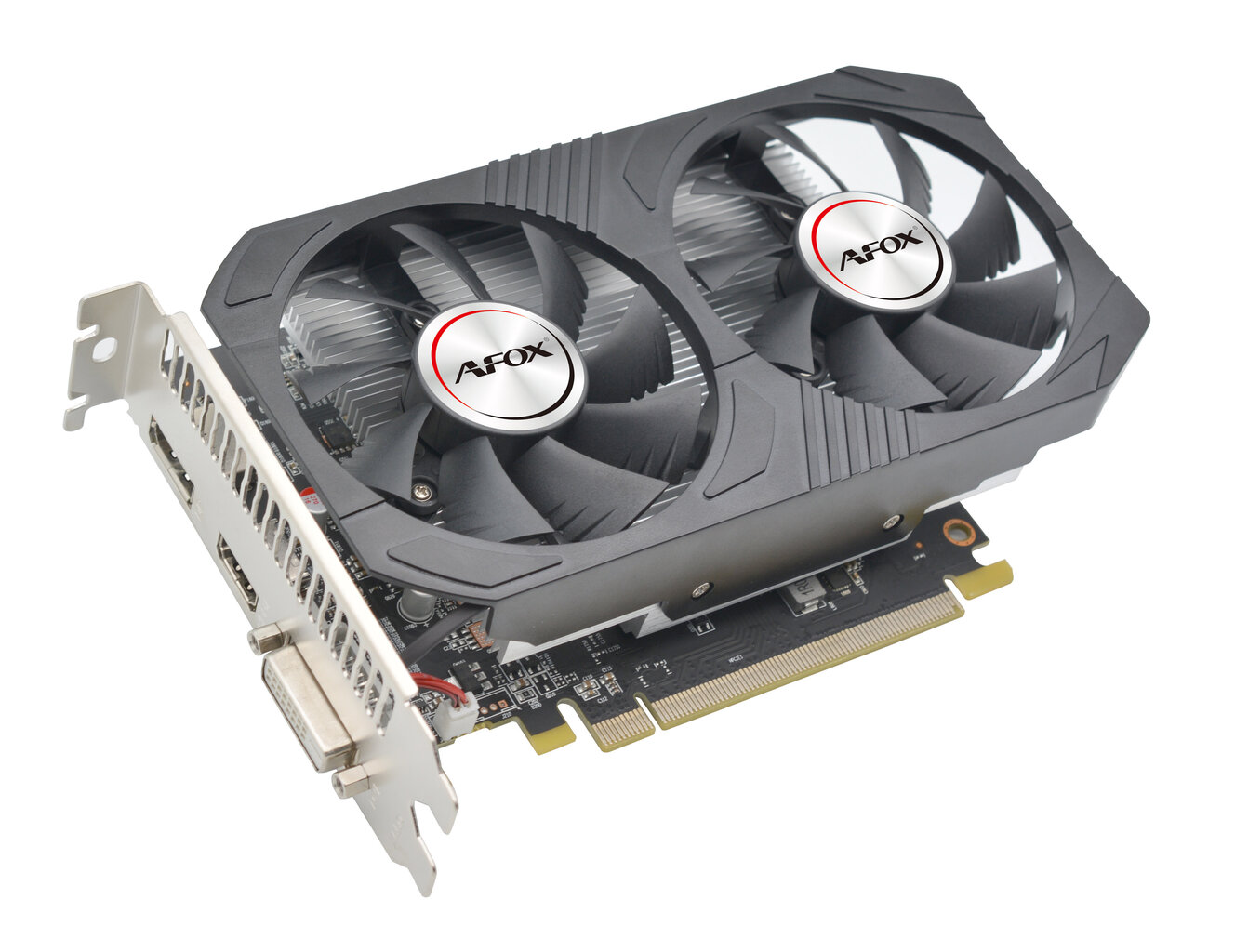 AFOX Radeon RX 550 4GB GDDR5 DVI HDMI DP DUAL FAN AFRX550-4096D5H4-V6 hind ja info | Videokaardid (GPU) | kaup24.ee