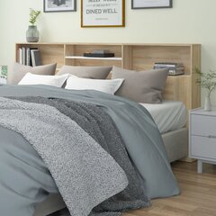 Изголовье кровати, 220x19x103,5 см, белое   цена и информация | Кровати | kaup24.ee