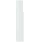 vidaXL voodipeatsi kapp, kõrgläikega valge, 100 x 19 x 103,5 cm цена и информация | Voodid | kaup24.ee