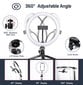 33 cm led rõngas / LED RING -lamp koos hoidjaga mobiilile + statiivile (68-200 cm) цена и информация | Fotovalgustuse seadmed | kaup24.ee