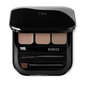 Kulmude palett Kiko Milano Eyebrow Expert Palette, 01 Blonde 2.4g цена и информация | Kulmuvärvid, -pliiatsid | kaup24.ee