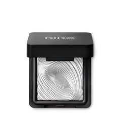 Тени для век Kiko Milano Water Eyeshadow, 232 Silver, 3г цена и информация | Тушь, средства для роста ресниц, тени для век, карандаши для глаз | kaup24.ee