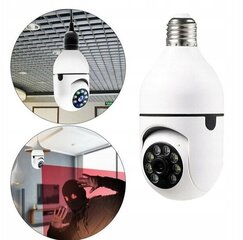 Juhtmeta kaamera-lamp E27 360° WiFi 4k hind ja info | Valvekaamerad | kaup24.ee