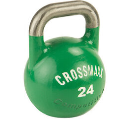 Гиря для соревнований Crossmaxx Competition Kettlebell 24 кг зеленая цена и информация | Гантели, гири, штанги | kaup24.ee