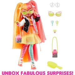 LOL Surprise! OMG Fierce - Neonlicious XoXo (29 см) цена и информация | MUST Металлическая бутылочка с Ярким рисунком (без BPA) (500ml) для мальчиков от 3+ лет Серая с Машинкой | kaup24.ee