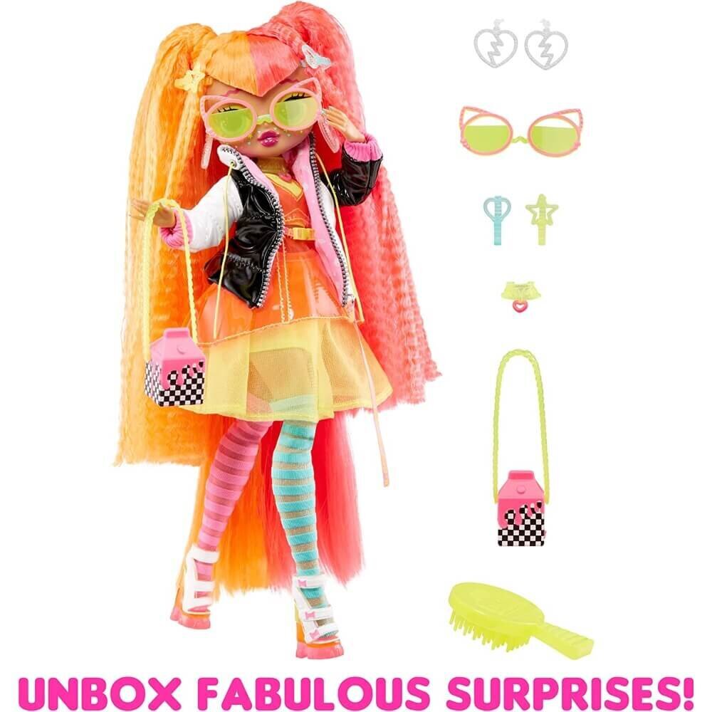 Nukk LOL Surprise! OMG Fierce - Neonlicious XoXo (29 cm) hind ja info | Tüdrukute mänguasjad | kaup24.ee