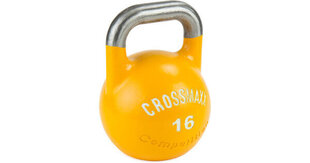 Гиря для соревнований Crossmaxx Competition Kettlebell 16 кг желтая цена и информация | Гантели, гири, штанги | kaup24.ee