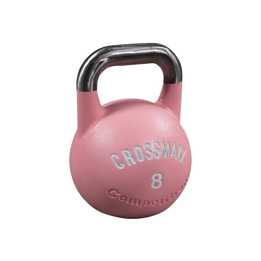 Võistlus sangpomm Crossmaxx Competition Kettlebell 8 kg roosa hind ja info | Hantlid, kangid, raskused | kaup24.ee