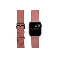 ZILLIONAIRE Apple Watch Epsom nahast rihm – Roosa 38/40/41mm hind ja info | Nutikellade ja nutivõrude tarvikud | kaup24.ee