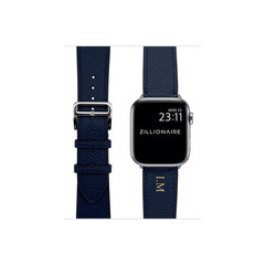 ZILLIONAIRE Apple Watch Epsom nahast rihm – Sinine 38/40/41mm hind ja info | Nutikellade ja nutivõrude tarvikud | kaup24.ee