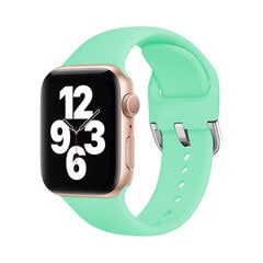 Силиконовый ремешок Active для Apple Watch — Мятно-зеленый 
38/40/41mm цена и информация | Аксессуары для смарт-часов и браслетов | kaup24.ee