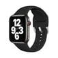 Apple Watch Active Silikoon Rihm – Must 38/40/41mm цена и информация | Nutikellade ja nutivõrude tarvikud | kaup24.ee