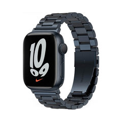 Ремешок из нержавеющей стали для Apple Watch — Midnight Blue 38/40/41mm цена и информация | Аксессуары для смарт-часов и браслетов | kaup24.ee