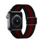 Nailon Solo Rihm Apple Watch jaoks – Must/Punane 42/44/45mm цена и информация | Nutikellade ja nutivõrude tarvikud | kaup24.ee