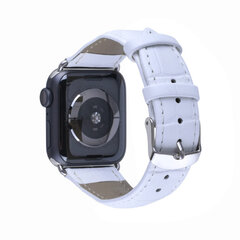 Кожаный ремешок для Apple Watch — Белый 38/40/41mm цена и информация | Аксессуары для смарт-часов и браслетов | kaup24.ee