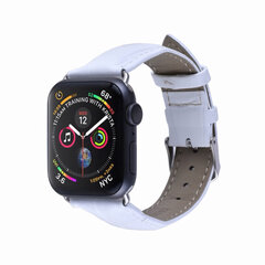 Кожаный ремешок для Apple Watch — Белый 38/40/41mm цена и информация | Аксессуары для смарт-часов и браслетов | kaup24.ee