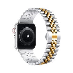 Apple Watch Jubilee Roostevaba Teras Rihm – Hõbe/Kuld 38/40/41mm hind ja info | Nutikellade ja nutivõrude tarvikud | kaup24.ee