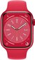 Apple Watch Series 8 GPS 45mm (PRODUCT)RED Aluminium Case ,(PRODUCT)RED Sport Band - MNP43EL/A LV-EE цена и информация | Nutikellad (smartwatch) | kaup24.ee