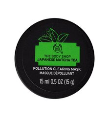 Näomask, mis vähendab saaste mõju The Body Shop Japanese Matcha Tea, 15 ml цена и информация | Маски для лица, патчи для глаз | kaup24.ee