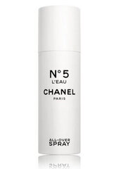 Chanel No. 5 L´Eau All-Over Spray keha/juuste pihusti, 150 ml hind ja info | Kehakreemid, losjoonid | kaup24.ee