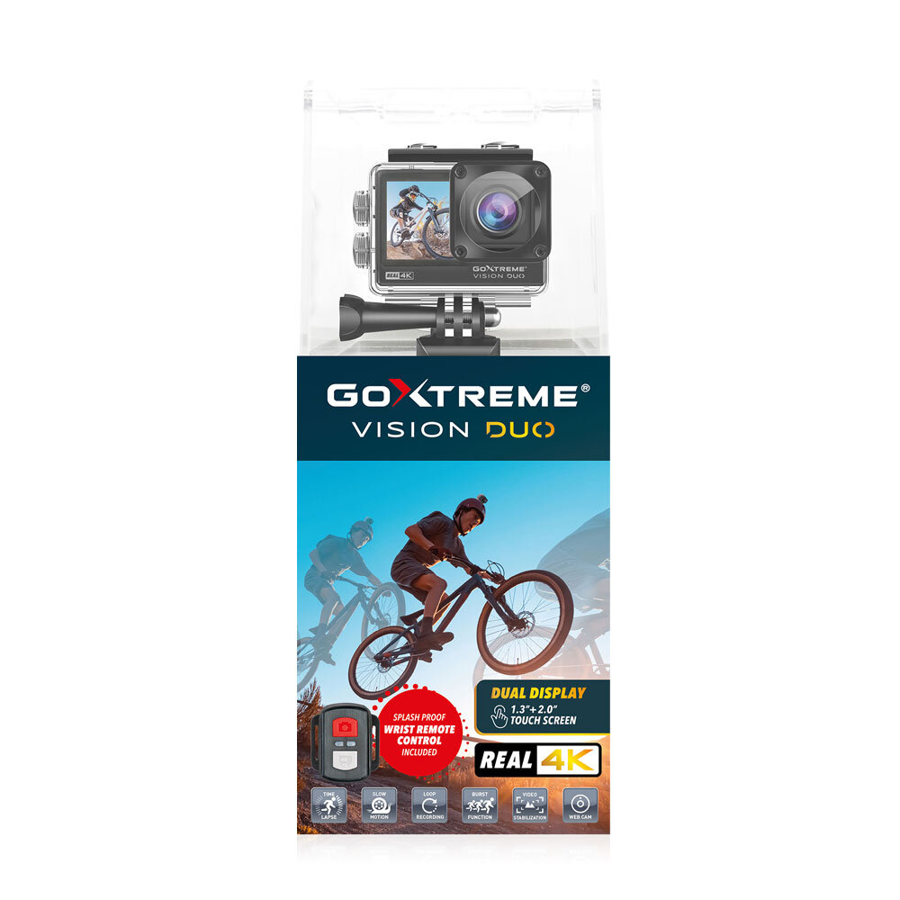 GoXtreme Vision Duo, must hind ja info | Seikluskaamerad | kaup24.ee