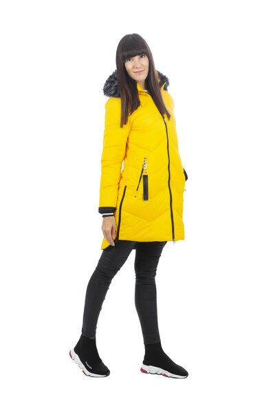 Женская куртка Luhta Haukanmaa 32448-2*439, желтая цена | kaup24.ee